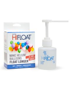Ultra Hi-Float 5oz (148ml) Inc Pump - 50 x 9 Inch Balloons (22cm) (00029AM)