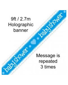 Baby Shower - Blue Banner 2.7m (109470A)