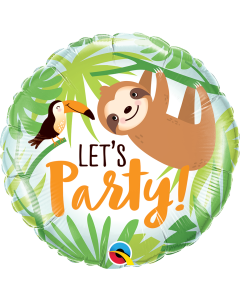 Let's Party Toucan & Sloth - 18 Inch Foil Balloon (12259Q)