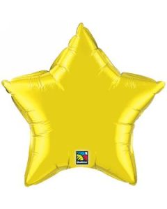 Star 20 Inch Foil Balloon - Citrine Yellow (12631Q)