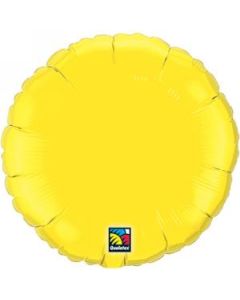 Round 18 Inch Foil Balloon - Yellow (12915Q)