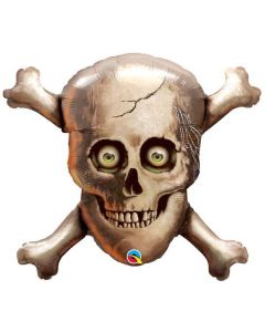 Skull & Cross Bones (Pirate) - 32 Inch Foil Balloon (15182Q)