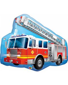 Red Fire Truck - 91cm (36 Inch) Foil Balloon (16466Q)