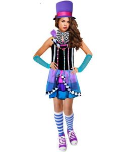 Crazy Hatter Girl Child Costume (Mad Hatter) (16523G)
