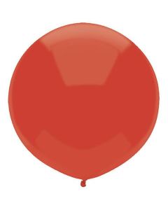 Red - 17 Inch Round - Outdoor Balloon (16605Q)