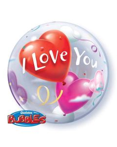I Love You - 22 Inch Bubble Balloon (16676Q)