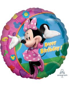 Disney Minnie Mouse Happy Birthday - 18 Inch Foil Balloon (1779701AM)