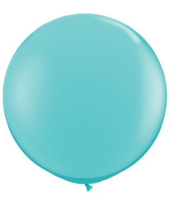 Caribbean Blue JT - 3 Foot (3ft) Latex Balloon (18615Q)