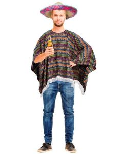 Mexican Poncho Adult Costume (19985INT)