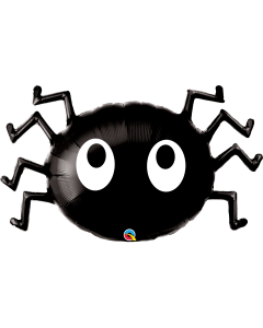Spider With Eyes - 39 Inch Foil Latex Balloon (20037Q)