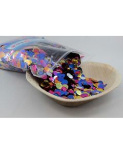 Metallic Confetti Bright Assorted 1cm (204601A)