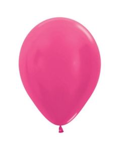 Metallic Fuchsia - 30cm Latex Balloons (206633A)