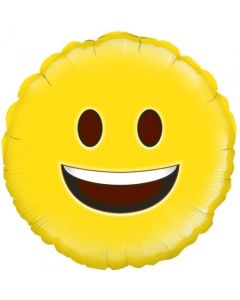 Emoji Happy Smile 45cm Foil Balloon (210797A)
