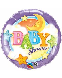 Baby Moon and Stars - 18 Inch Foil Balloon (23781Q)