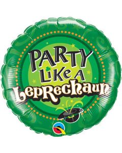 Party Like a Leprechaun - St Patrick's  - 18 Inch Foil Balloon (25076Q)