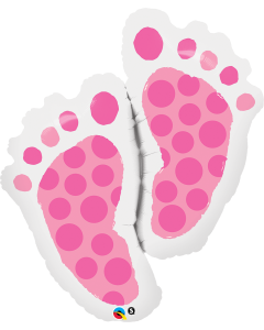 Baby Feet Pink - 312cm (5 Inch) Foil Balloon (25853Q)