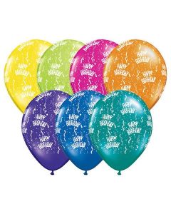 Happy Birthday-A-Round - 16 Inch - Fantasy Assorted 16 Inch Latex Balloon (28248Q)