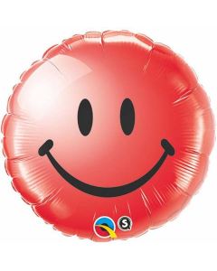 Smiley Face Red 18 Inch FoiLarge - Adult Costume (29636Q)