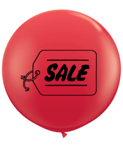 Sale - JT  Red - 3 Foot (3ft) Latex Balloon (31320Q)