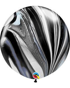 Black And White Agate - 30 Inch Balloon (35206Q)