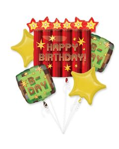 TNT Party Happy Birthday Balloon Bouquet (3546101AM)