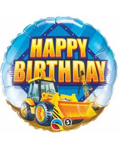 Happy Birthday Construction Zone - 18 Inch Foil Balloon (36487Q)