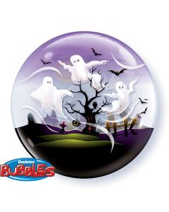 Spooky Ghosts - 22 Inch Bubble Balloon (36565Q)