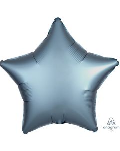 Steel Blue Satin Star 18 Inch Foil Balloon (3681501AM)