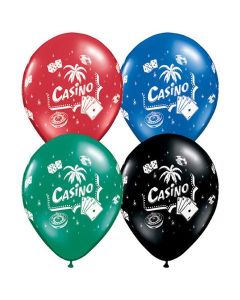Casino - Special Assorted - 28cm (11 Inch) Latex Balloon (37182Q)