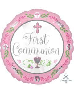 Communion Day Girl - 18 Inch Foil Balloon (3737001AM)