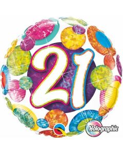 21 Big Dots & Glitz - 18 Inch Foil Balloon (37892Q)