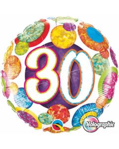 30 Big Dots & Glitz - 18 Inch Foil Balloon (37896Q)