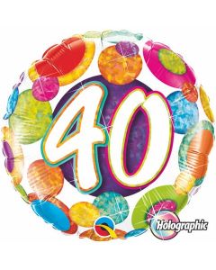 40 Big Dots & Glitz - 18 Inch Foil Balloon (37900Q)