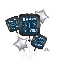 Happy Birthday Man Balloon Bouquet (3857901AM)