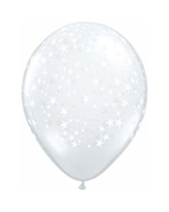 Diamond Clear Stars-A-Round JT 12cm (5 Inch) Latex (39182Q)