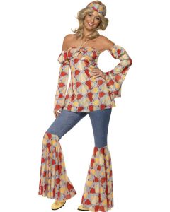 1970's Vintage Hippy Adult Costume (SM39434)
