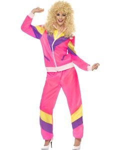 1980's Pink Shell Suit - Adult Costume (SM39660)