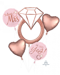 Wedding Blush Balloon Bouquet (3971601AM)