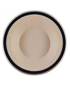 Sugarcane Bowls 160mm  - Black - 10 Pack (400318A)