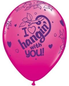 Hangin' With You - 28cm (11 Inch) Latex Balloon (40315Q)