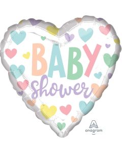 Baby Shower Heart 45cm Foil Balloon (4164801AM)