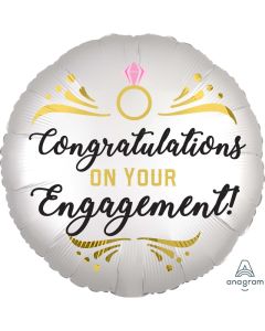 Congratulations on your Engagement 45cm Foil Balloon (4174801AM)