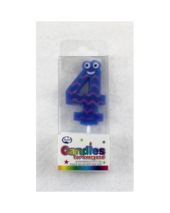 Numeral Eyes Candle - 4 (431244A)