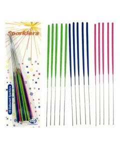 Sparklers 17cm Coloured (Pack of 15) (431309A)