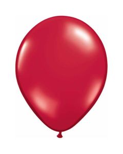 Ruby Red JT 12cm (5 Inch) Latex Balloon (43601Q)