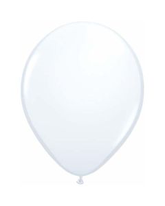 White Standard 12cm (5 Inch) Latex Balloon (43607Q)