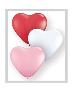 Sweetheart Assortment - 6 Inch Heart Latex Balloon (43644Q)