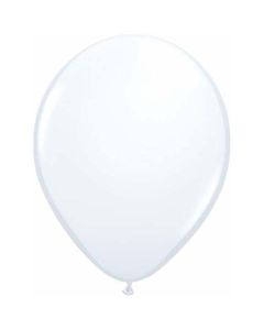 White Standard - 16 Inch Latex Balloon (43904Q)