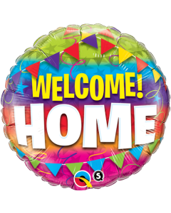 Welcome Home Pennants - 18 Inch Foil Balloon (45245Q)