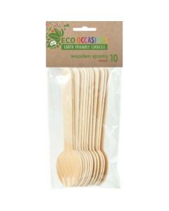 Wooden Spork 140mm - Pack 10 (460580A)